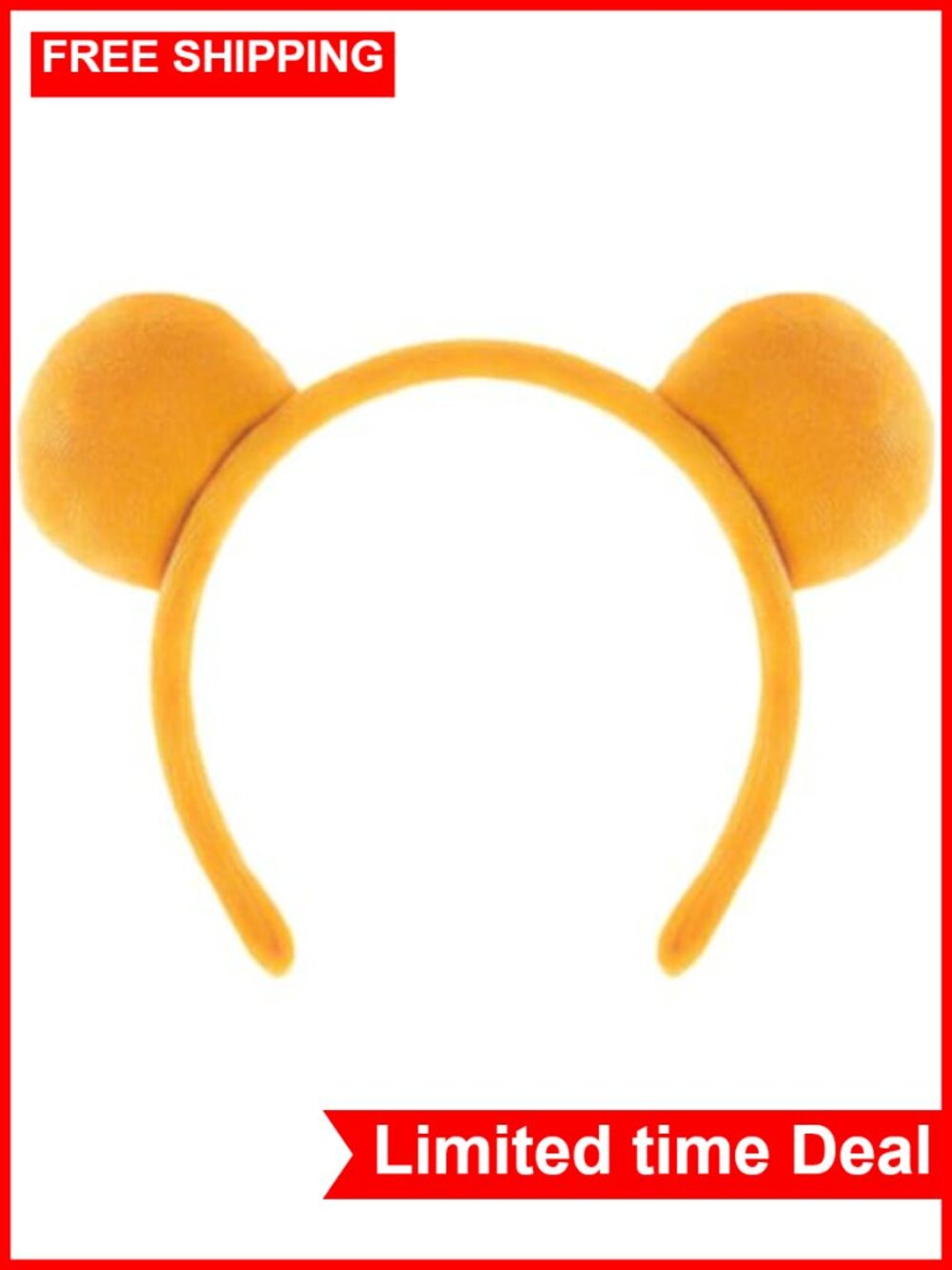 Bear Ears Headband Faux Fur Women Halloween Costume Hairband